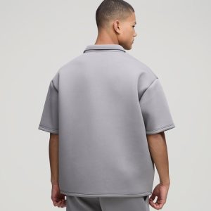 Oversized Heavyweight Cut and Sew Rugby Polo