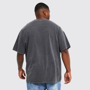 Oversized Bleach Tie Dye Graphic T-shirt