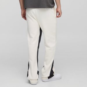 Wide Leg Worldwide Embroidered Joggers