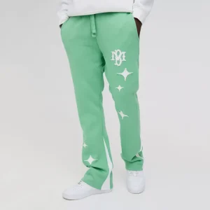 Relaxed Flare Star Limited Printed Varsity Gusset Jogger