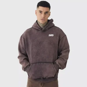 Oversized Link Park Washed License Hoodie