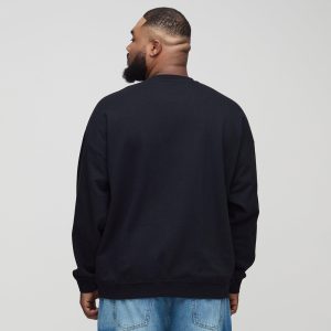 Oversized Official Applique Washed Sweatshirt
