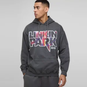 Oversized Boxy All Over Heart Applique Hoodie