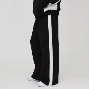 Extreme Wide Leg Grunge Varsity Jogger