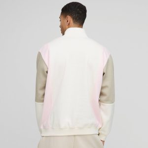 Oversized Man Colour Block Sweatshirt