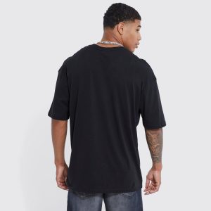 Oversized Washed Worldwide Floral Graphic T-shirt